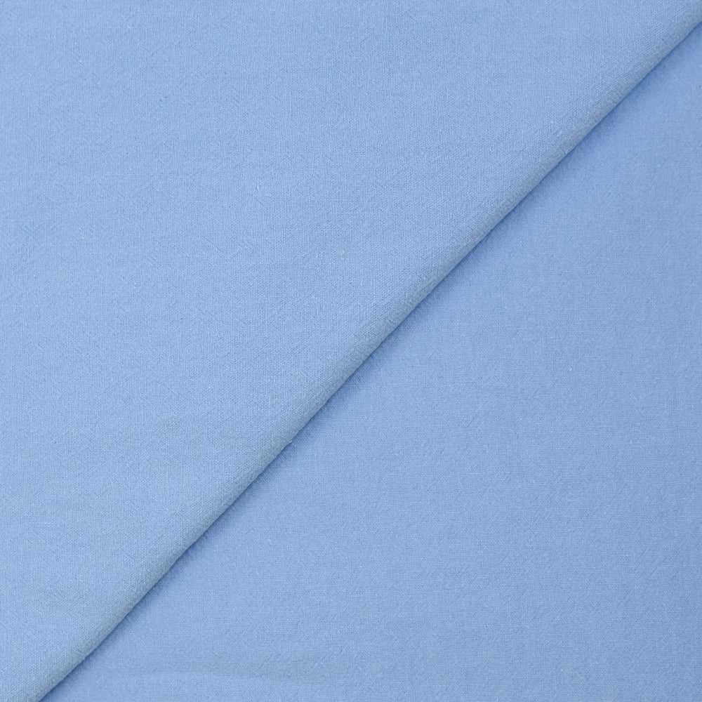 100% Coton lavé ciel
