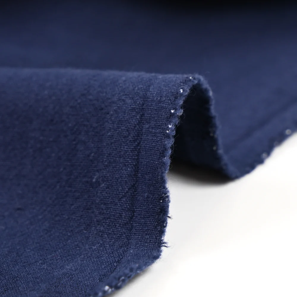 100% Coton lavé marine - Image 4