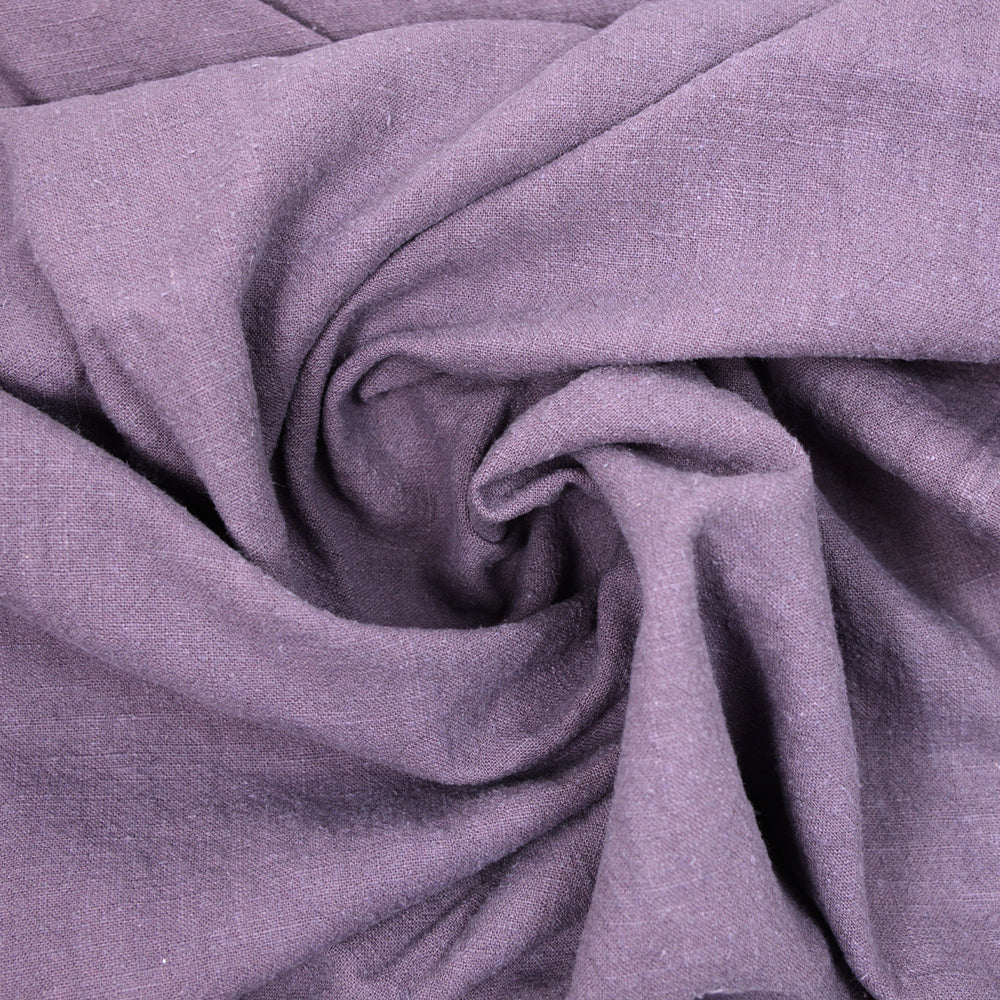 100% Lin lavé mauve - Image 2
