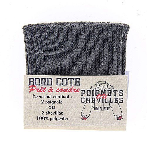 Bord cĂ´te 2 poignets/chevilles - gris