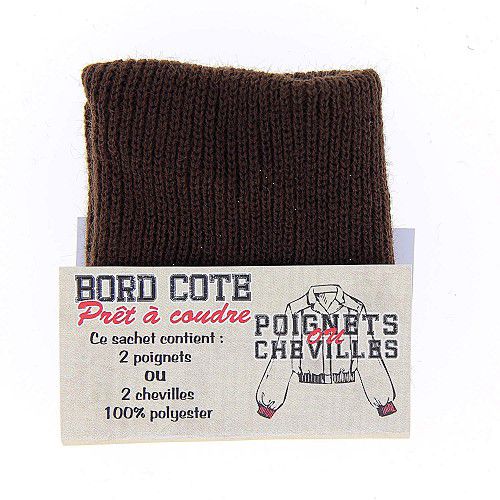 Bord cĂ´te 2 poignets/chevilles - marron