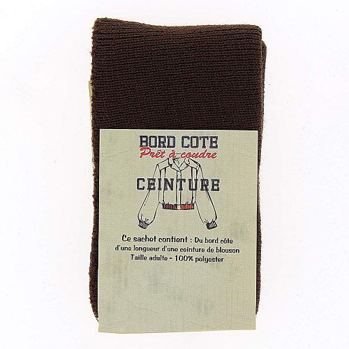 Bord cĂ´te ceinture - marron