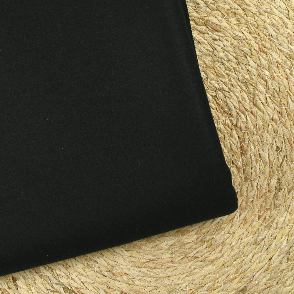 Caban de polyester noir