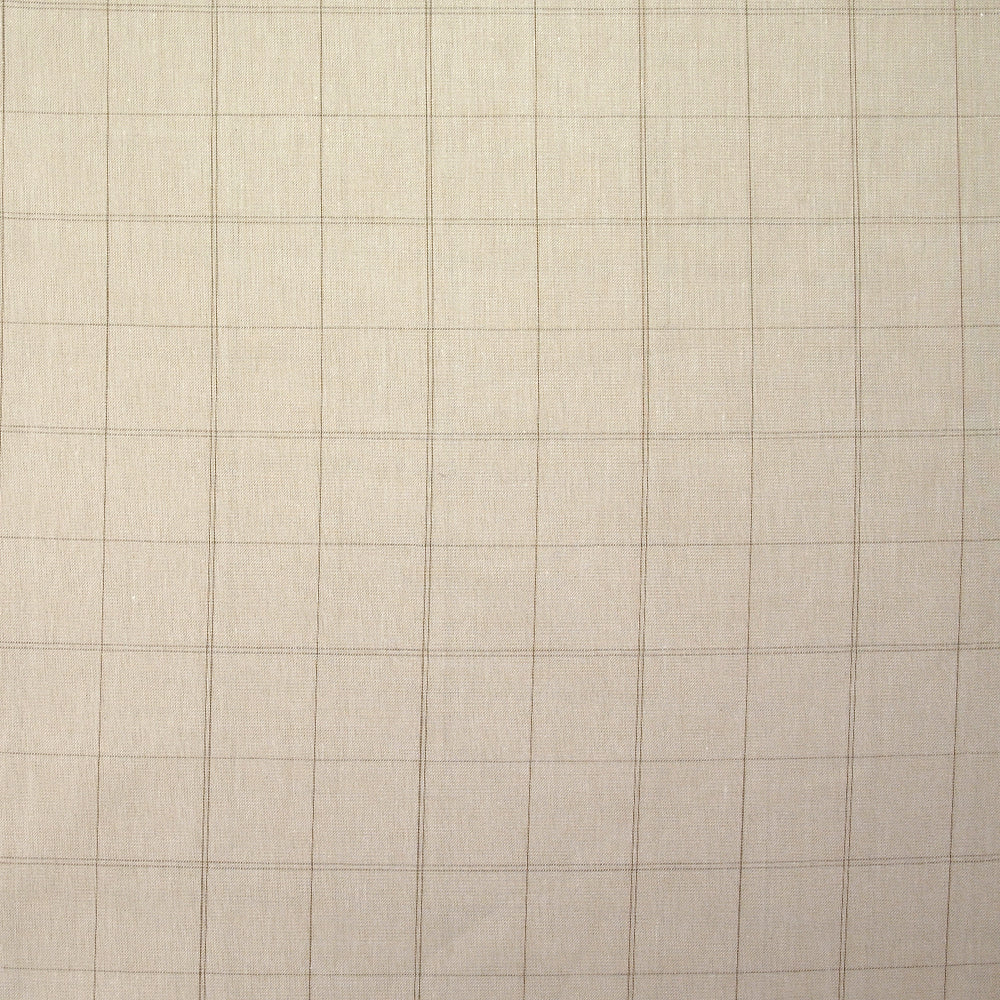 Coton Ă carreaux fond beige clair - Image 4
