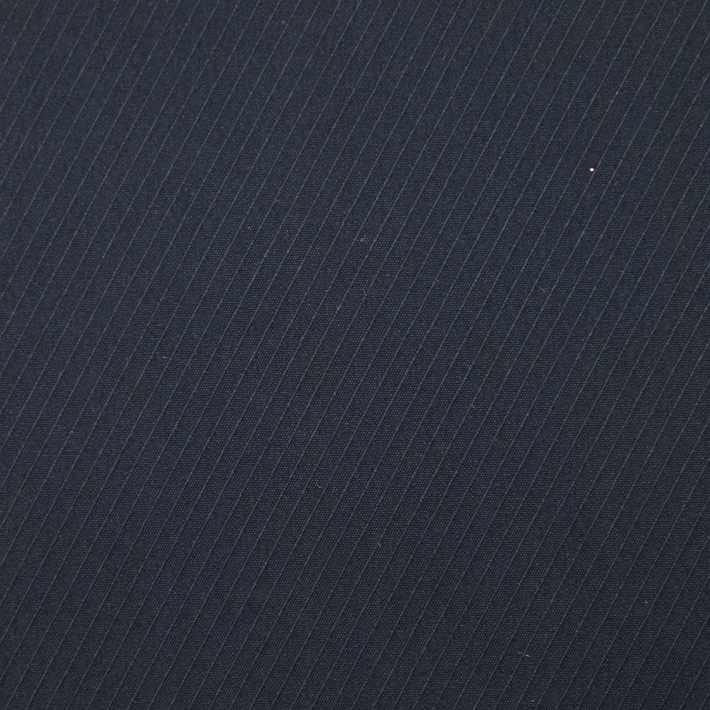 Coton élasthanne diagonale ton sur ton bleu nuit - Image 4