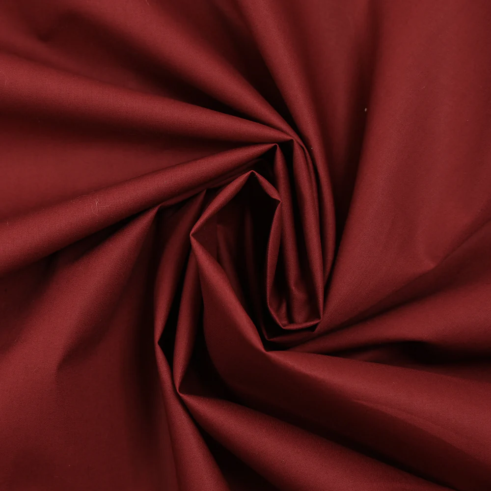 Coton imperméable fin bordeaux - Image 2