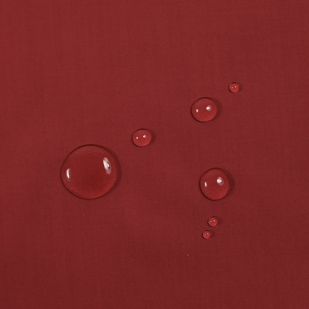 Coton imperméable fin bordeaux - Image 3