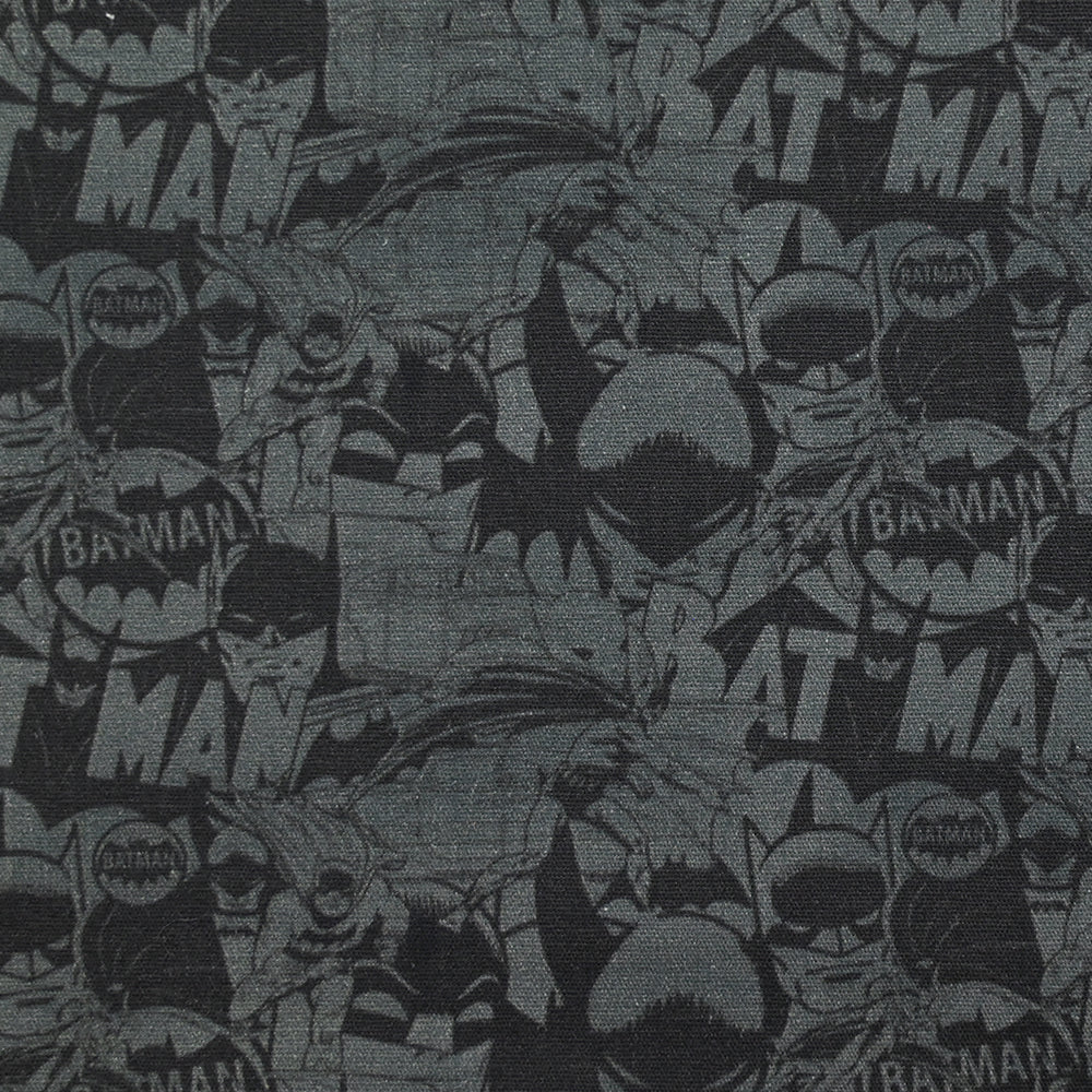 Coton imprimé Batman fond noir - Image 4