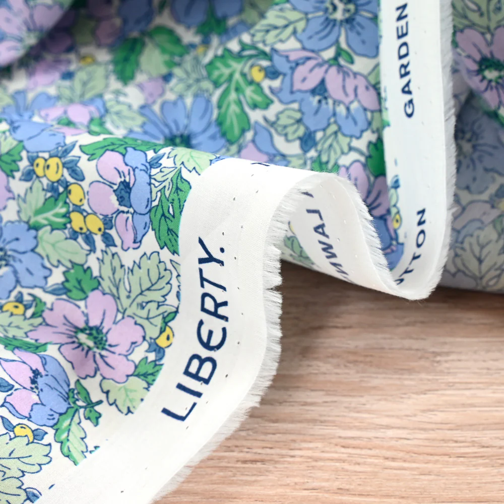 Coton liberty ® Dahlia Dream lavande au mètre - Image 6