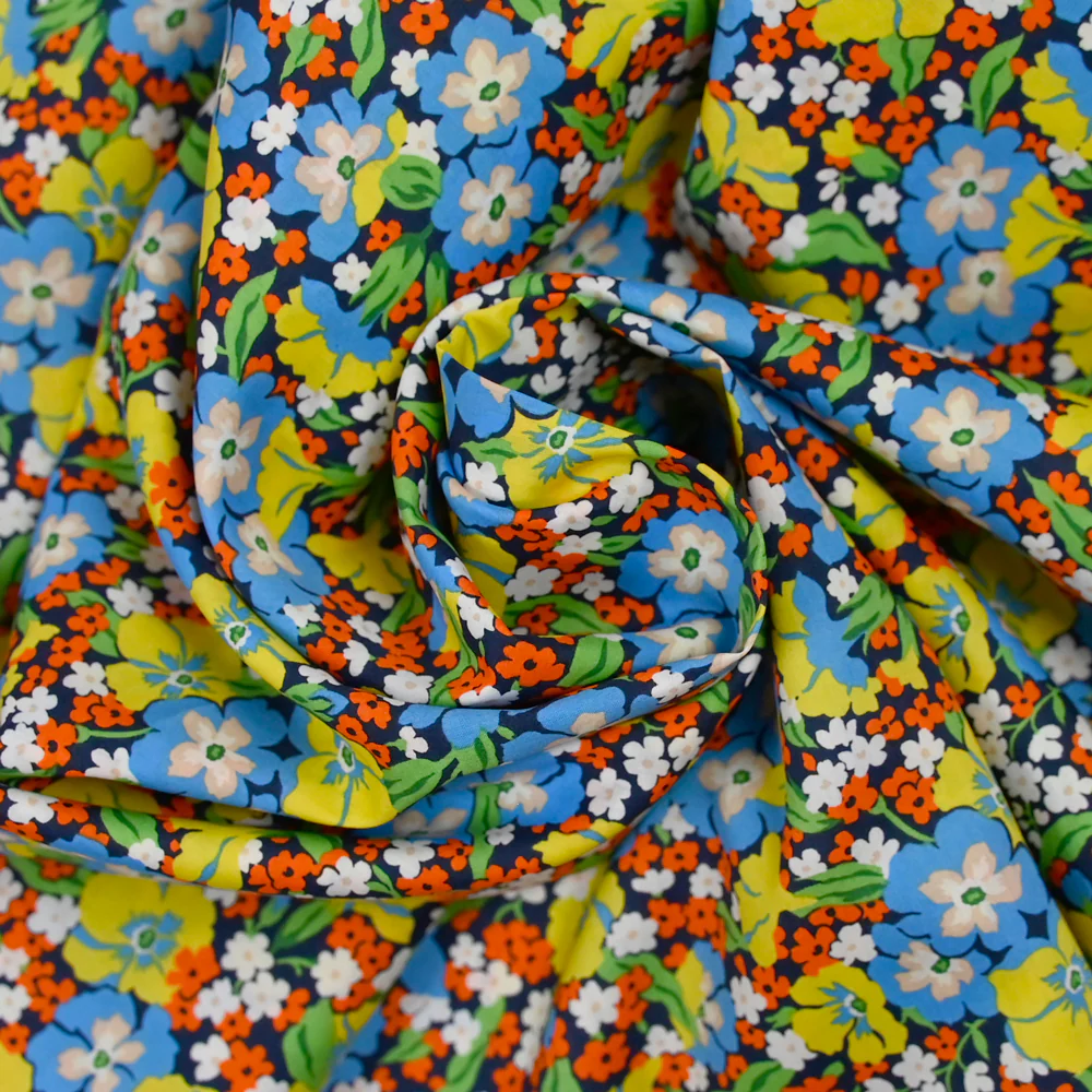 Coton liberty ® Gabriella Gisou multicolore au mètre - Image 3