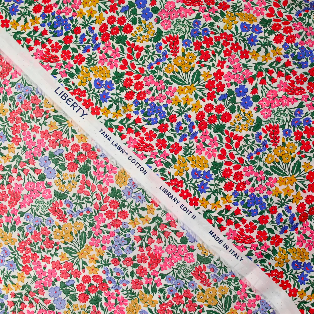Coton liberty ® Sweet May multicolore au mètre - Image 5