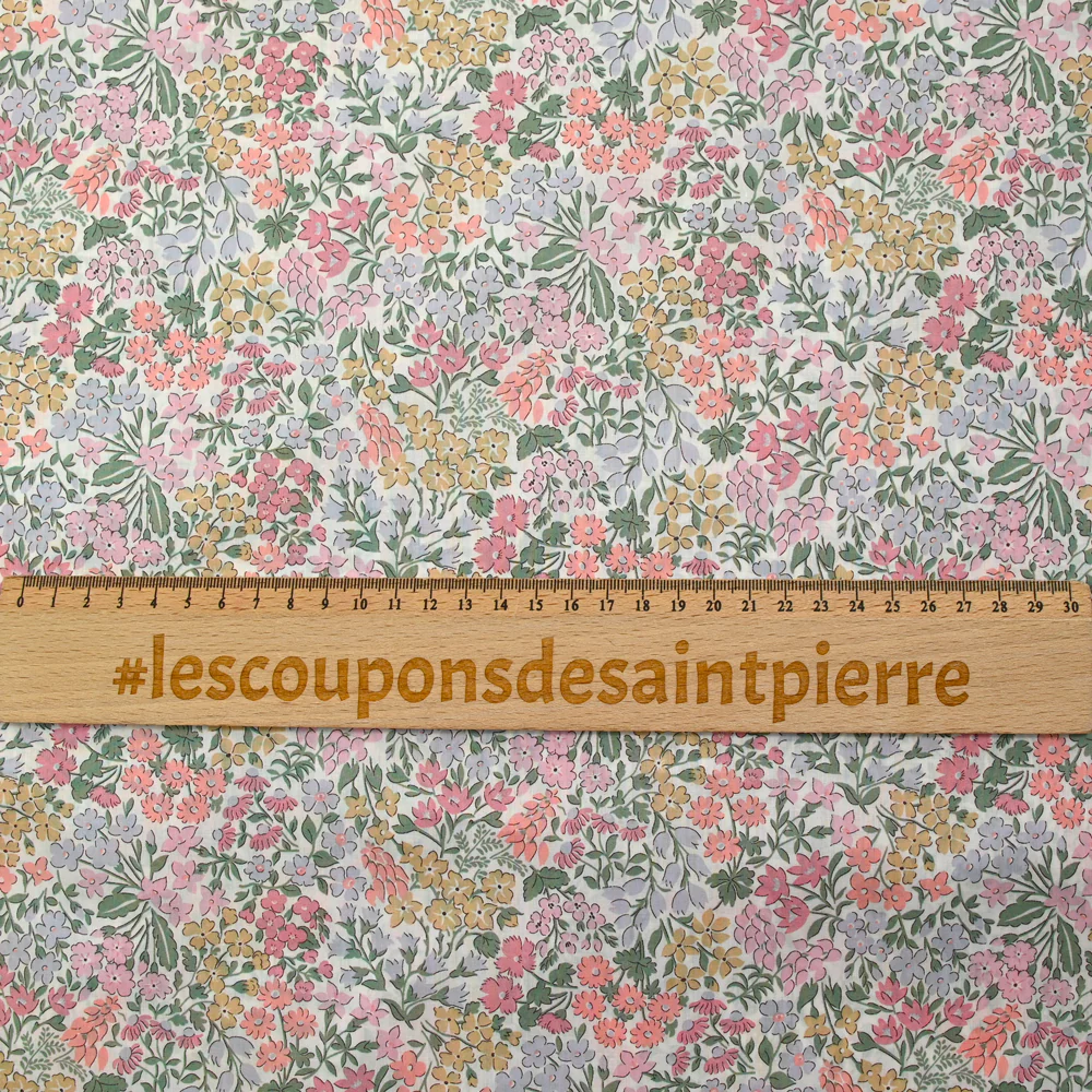 Coton liberty ® Sweet May pastel au mètre - Image 4
