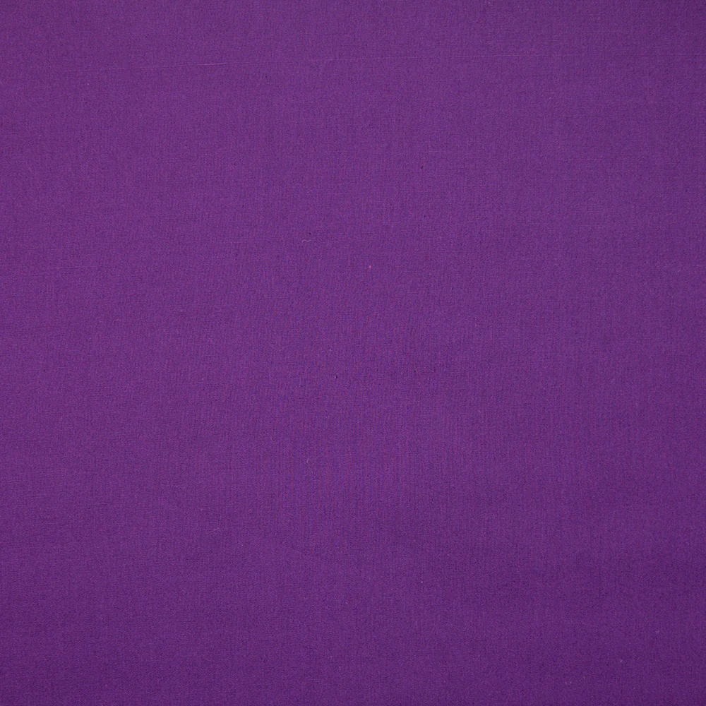Coton uni aubergine - Image 3