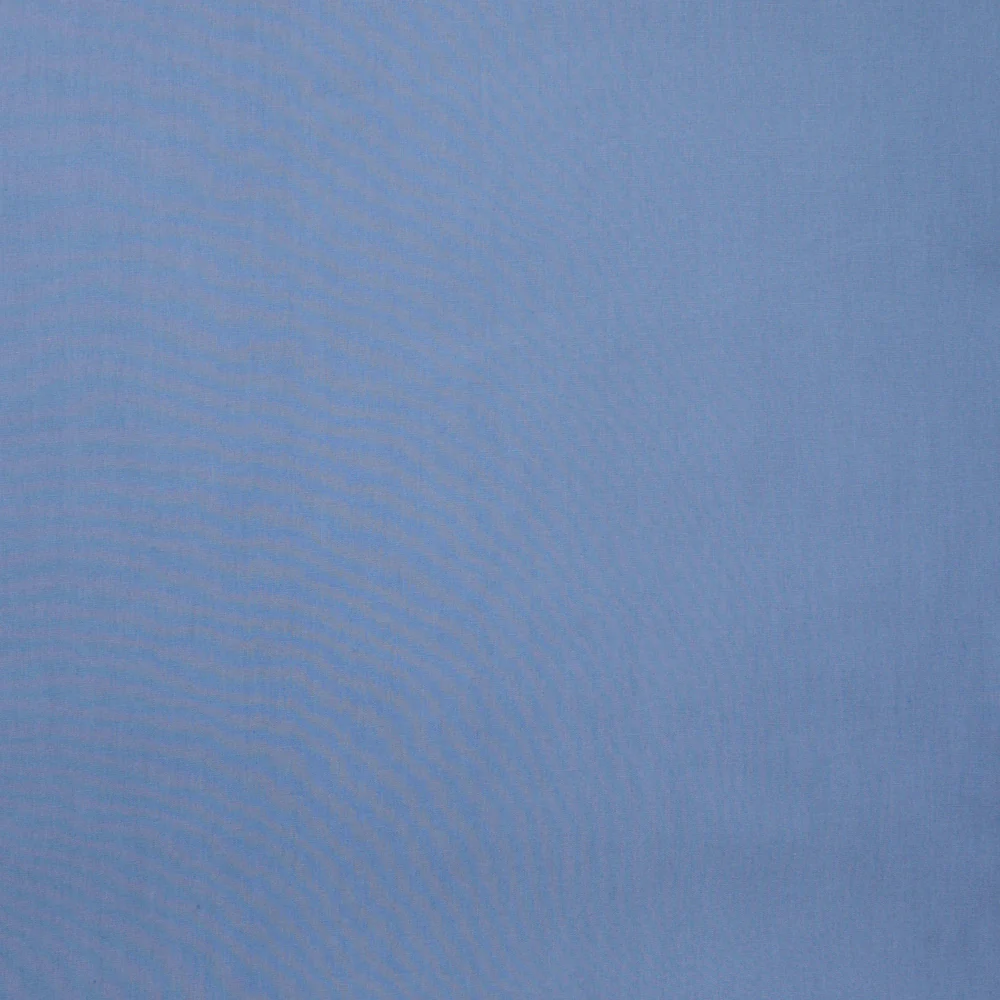 Coton uni bleu charrette - Image 3