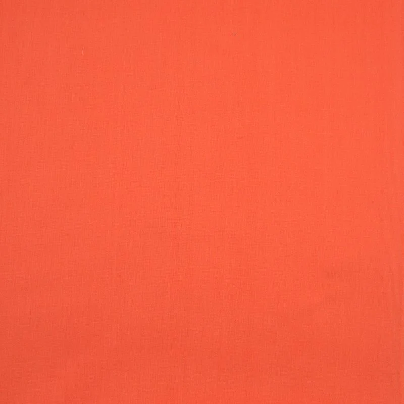 Coton uni corail - Image 2