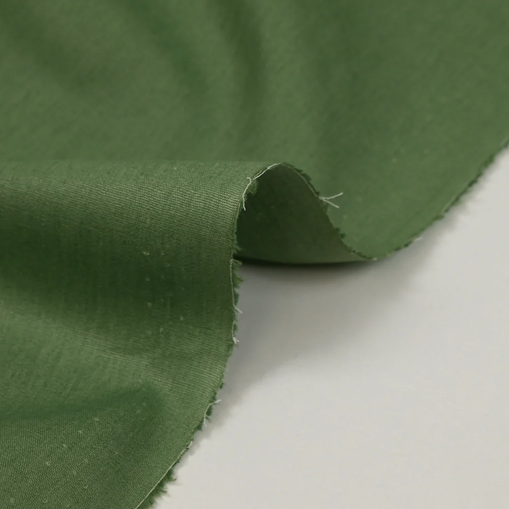 Coton uni fin kaki - Image 4