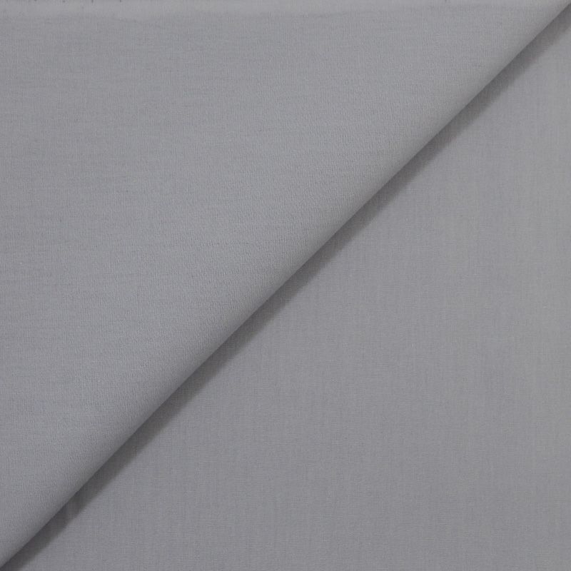 Coton uni gris