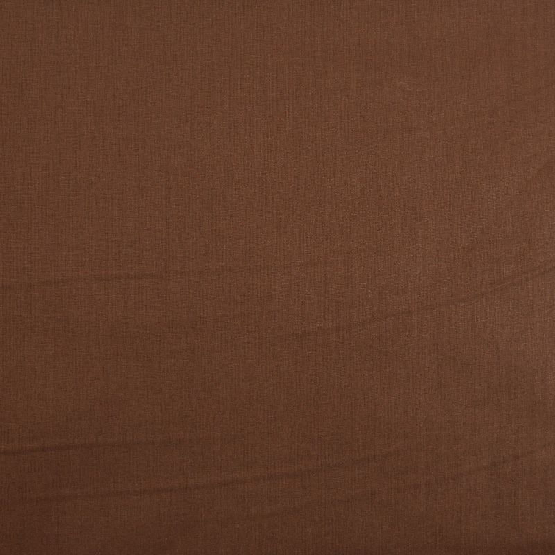 Coton uni marron - Image 2