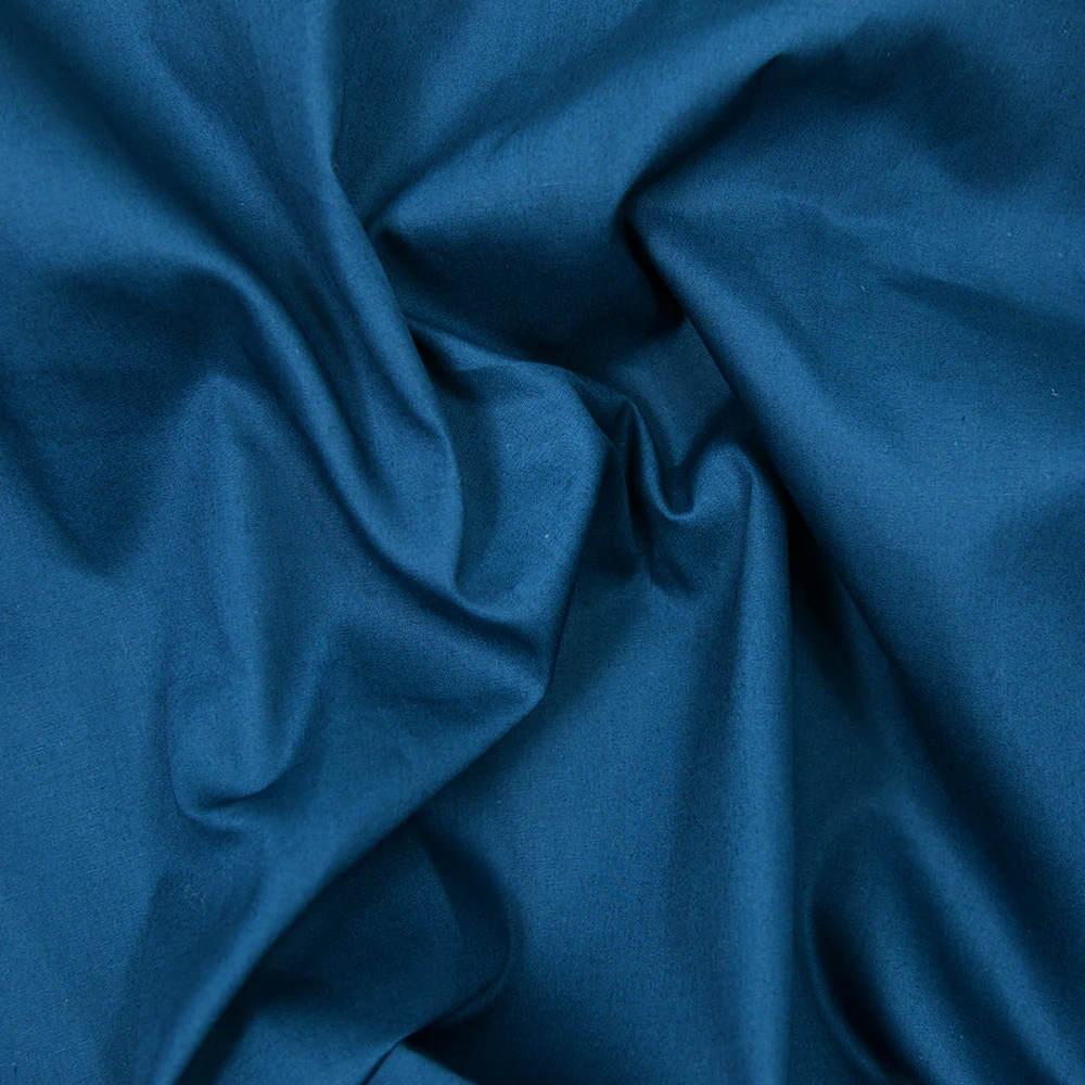 Coton uni pétrole - Image 2