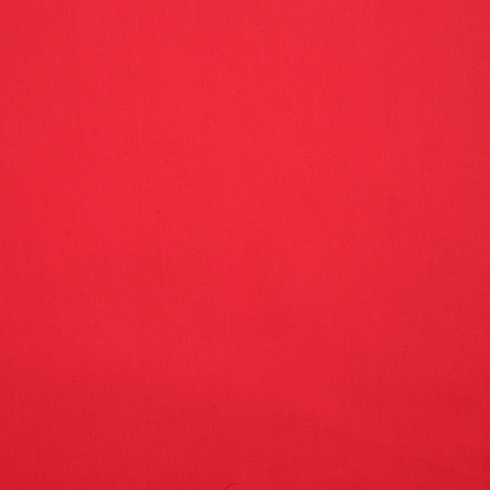 Coton uni rouge clair - Image 3