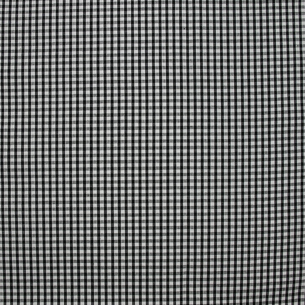 Coton Vichy 3mm noir - Image 4