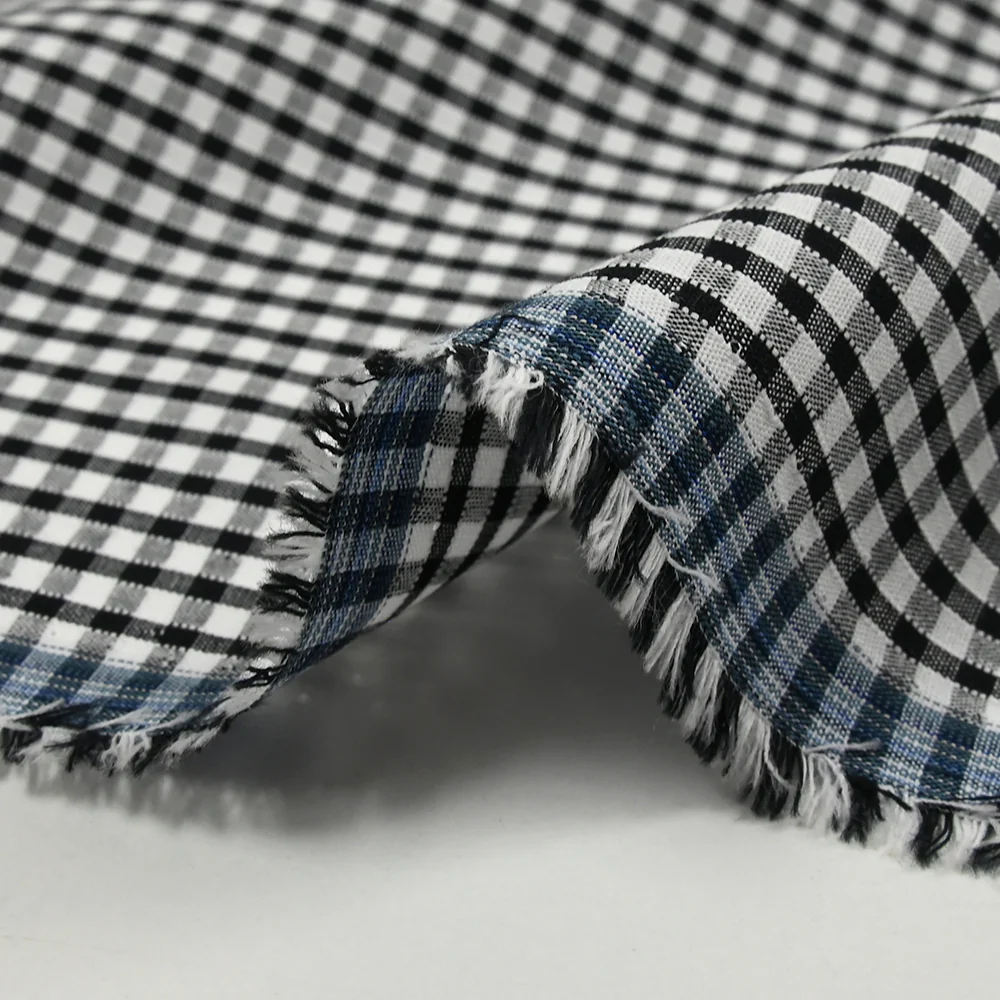 Coton Vichy 3mm noir - Image 7