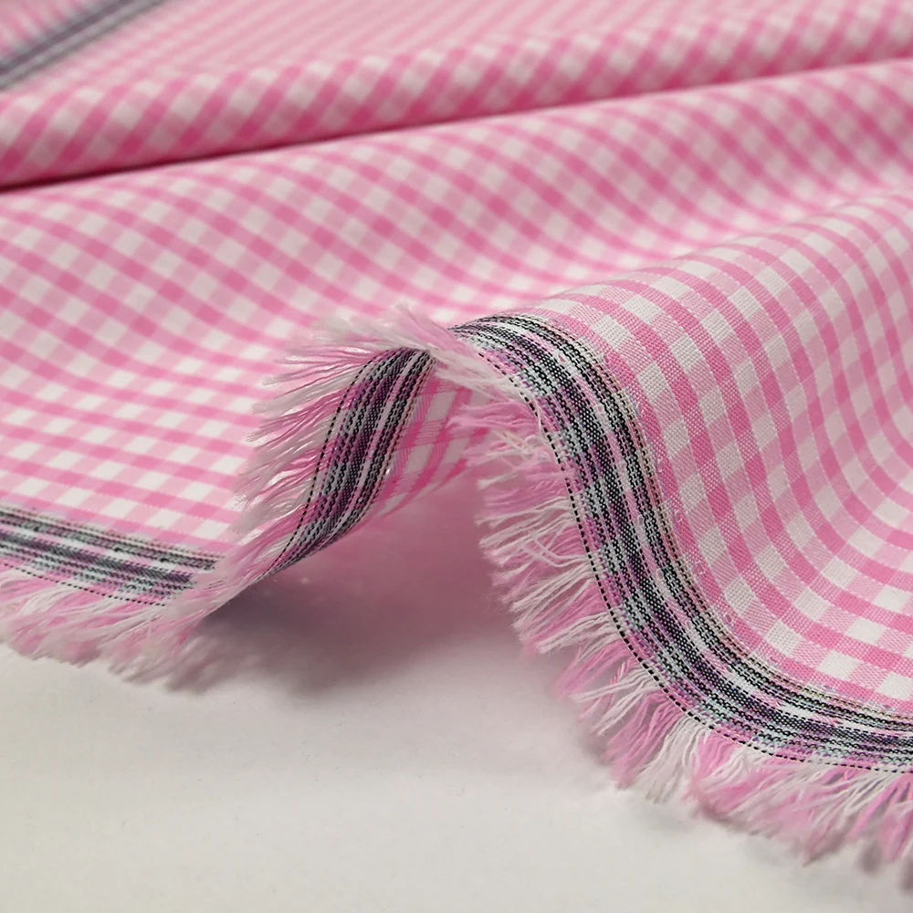 Coton Vichy 3mm rose - Image 7
