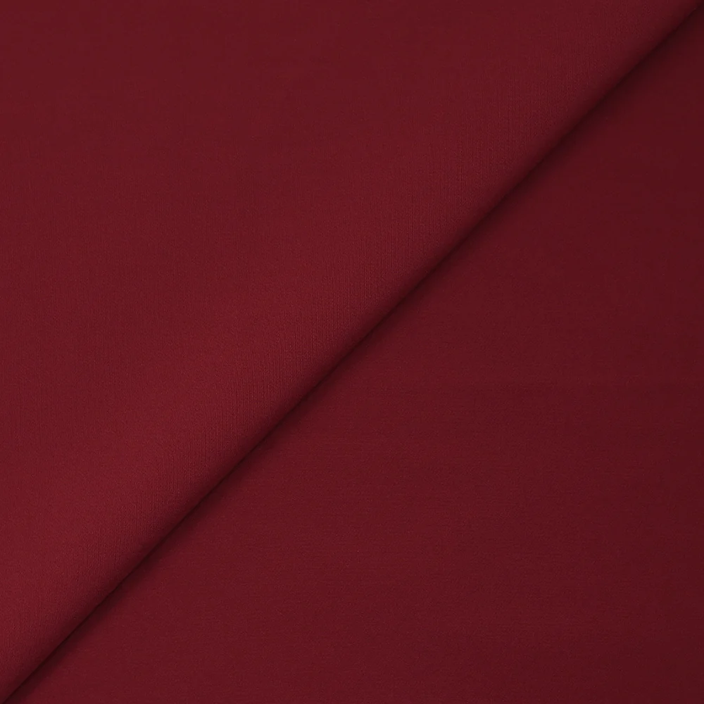 CrĂȘpe de polyester lourd Madeleine bordeaux