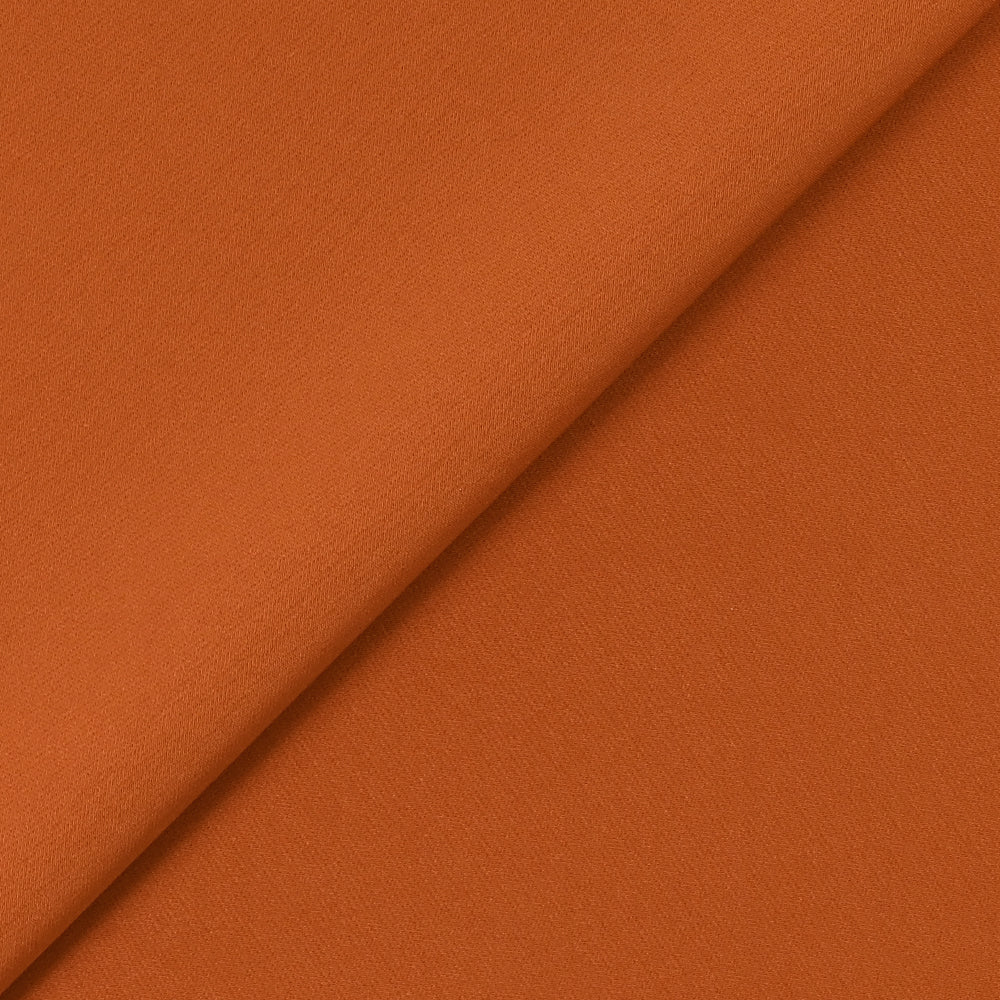 CrĂȘpe de polyester lourd Madeleine orange brĂ»lĂ© - Image 3