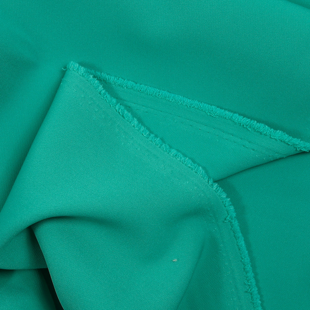 CrĂȘpe de polyester lourd vert lagon - Image 3