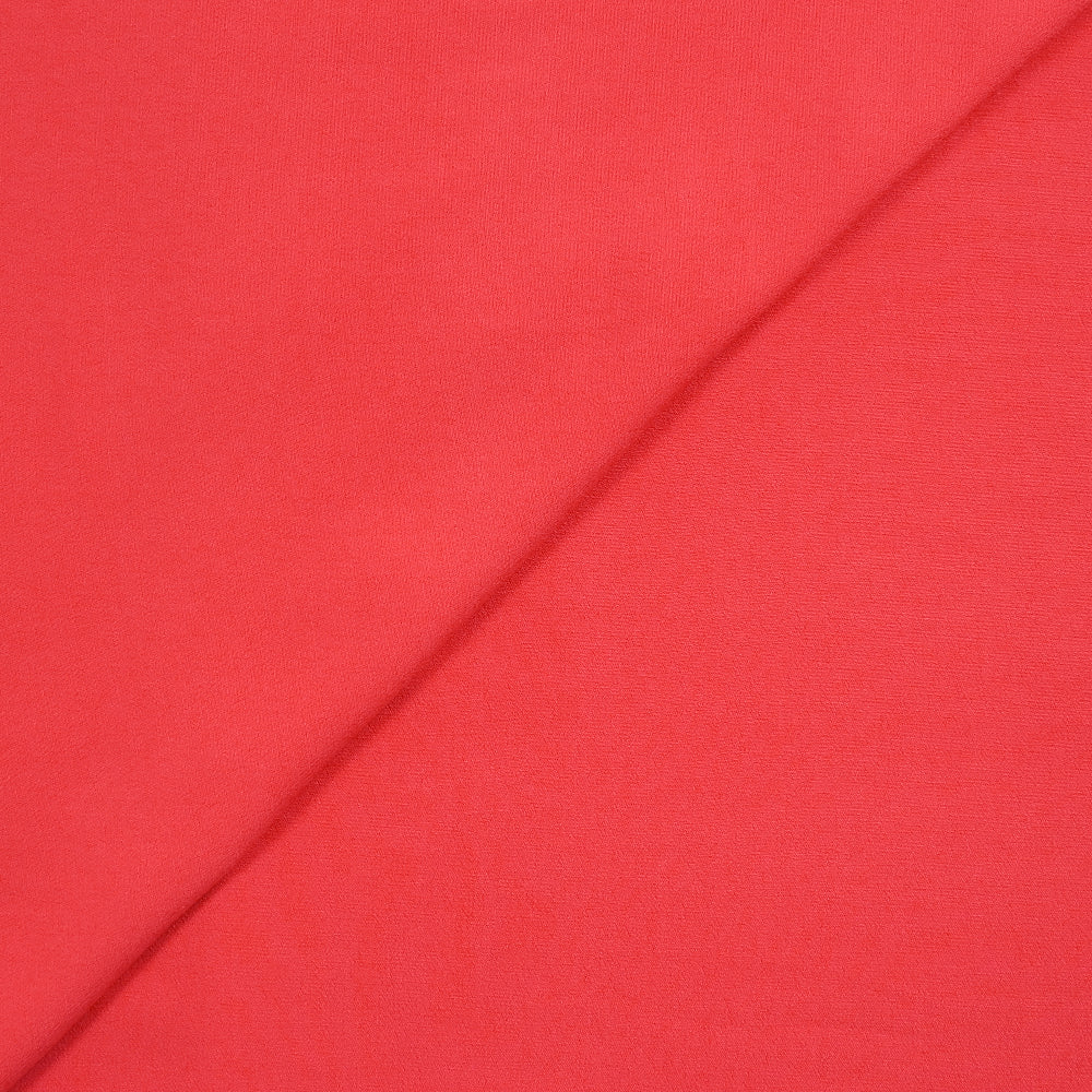 Crêpe de viscose corail