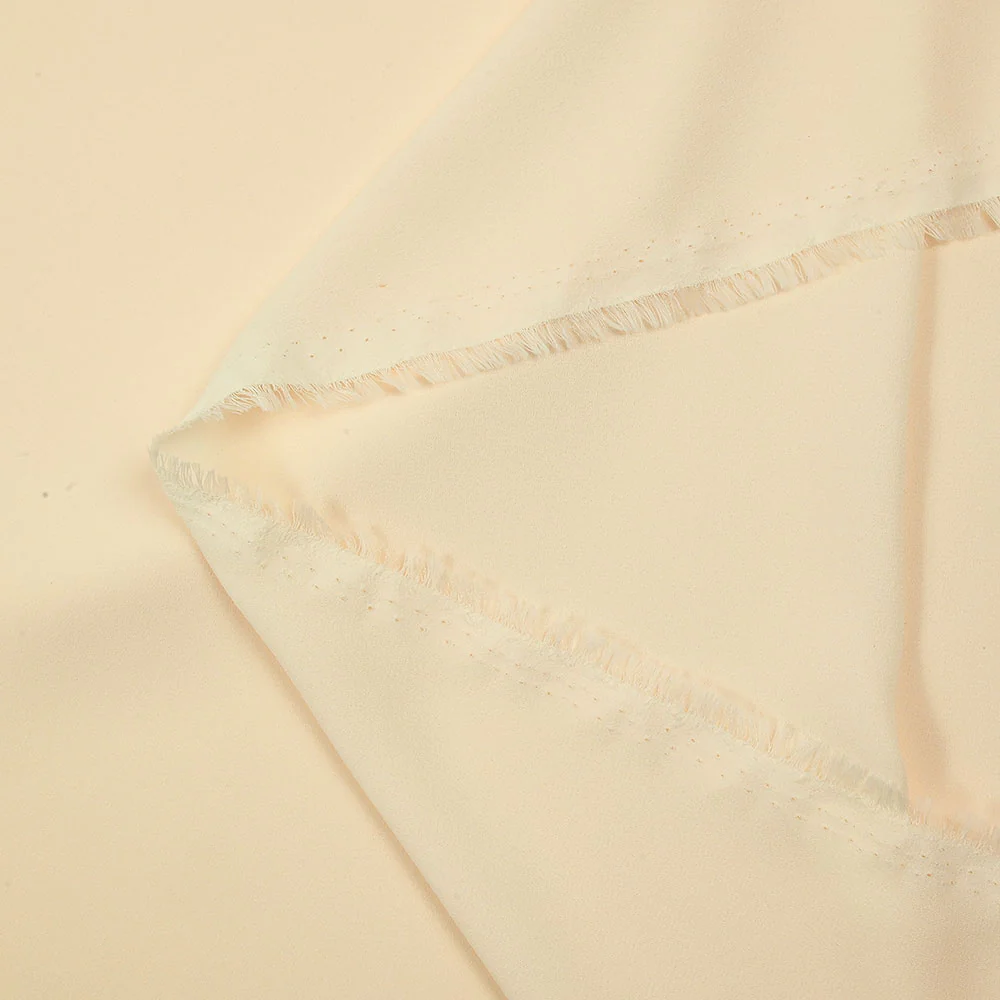 CrĂȘpe georgette polyester Ă©cru - Image 3