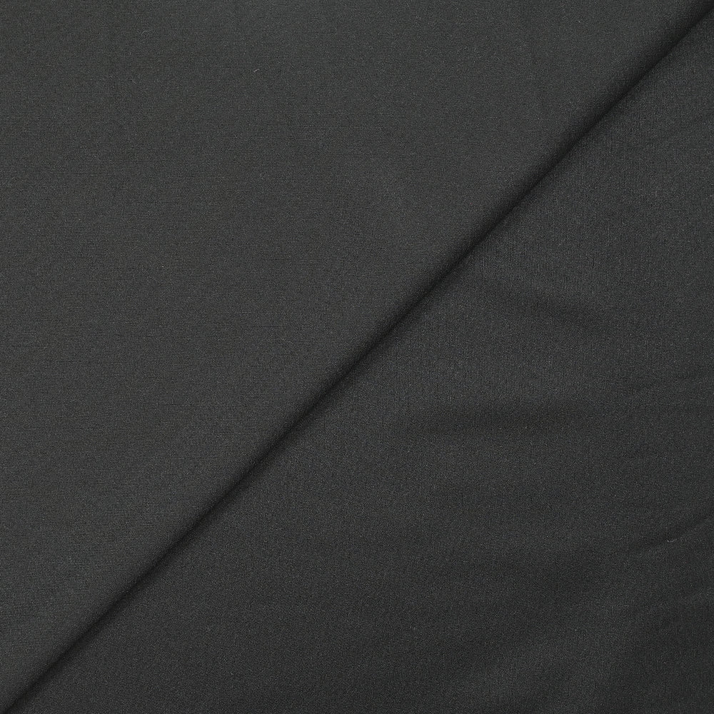 CrĂȘpe jersey de polyester noir - Image 4