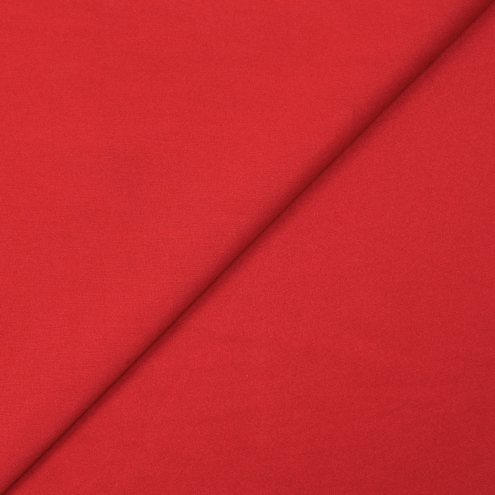 CrĂȘpe jersey de polyester rouge fraise - Image 3