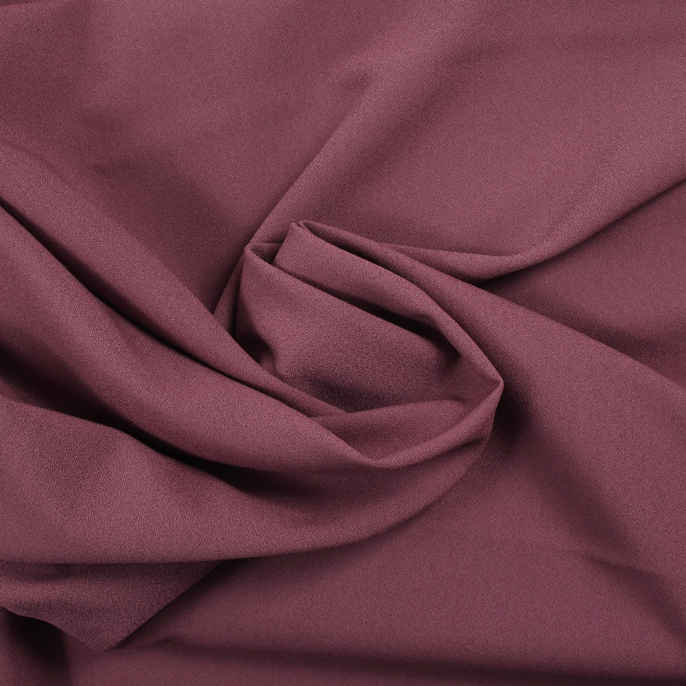Crêpe polyviscose figue - Image 2