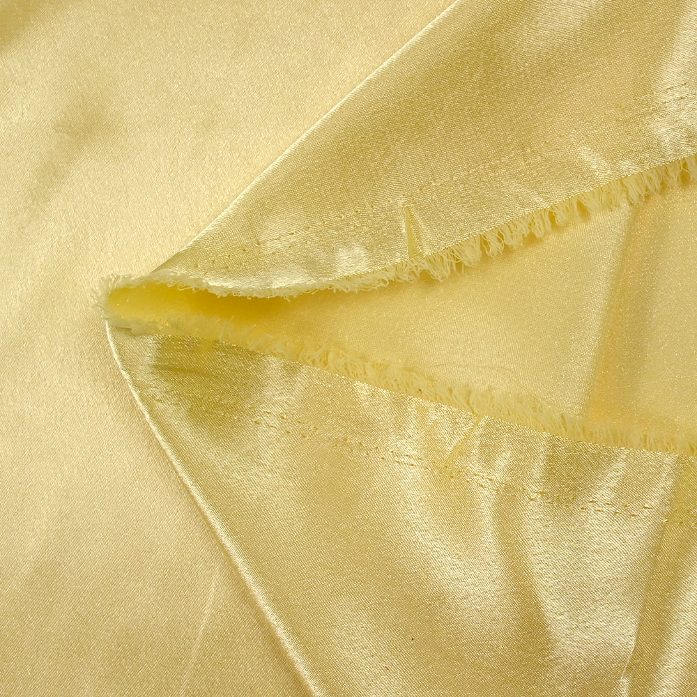 Crêpe satin polyester bouton d'or - Image 3