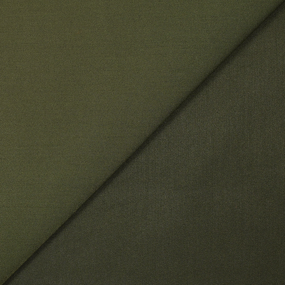 CrĂȘpe sergĂ© polyviscose Camille kaki