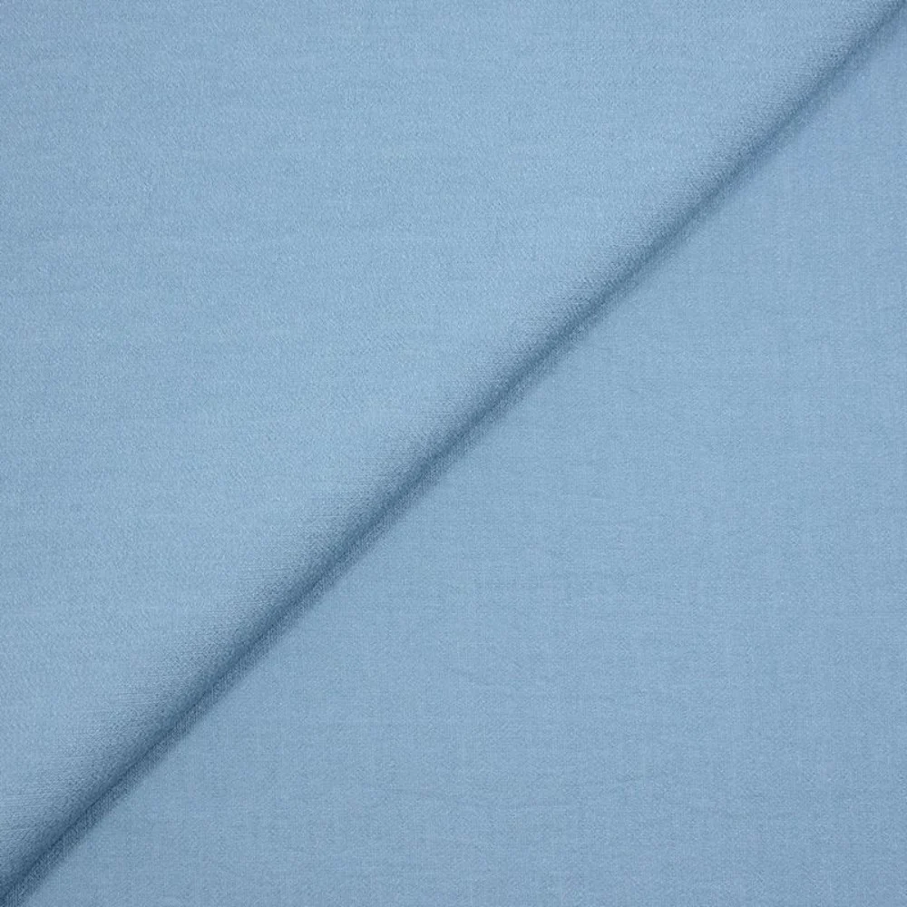 CrĂŞpe viscose Lily bleu barbeau