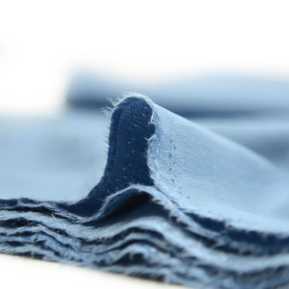CrĂŞpe viscose Lily bleu barbeau - Image 4