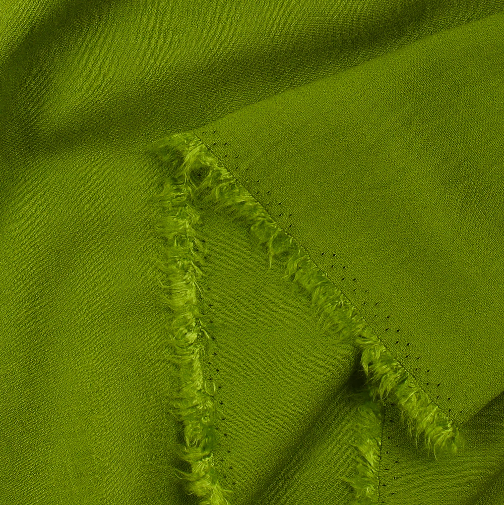Crêpe viscose Lily vert tilleul - Image 3