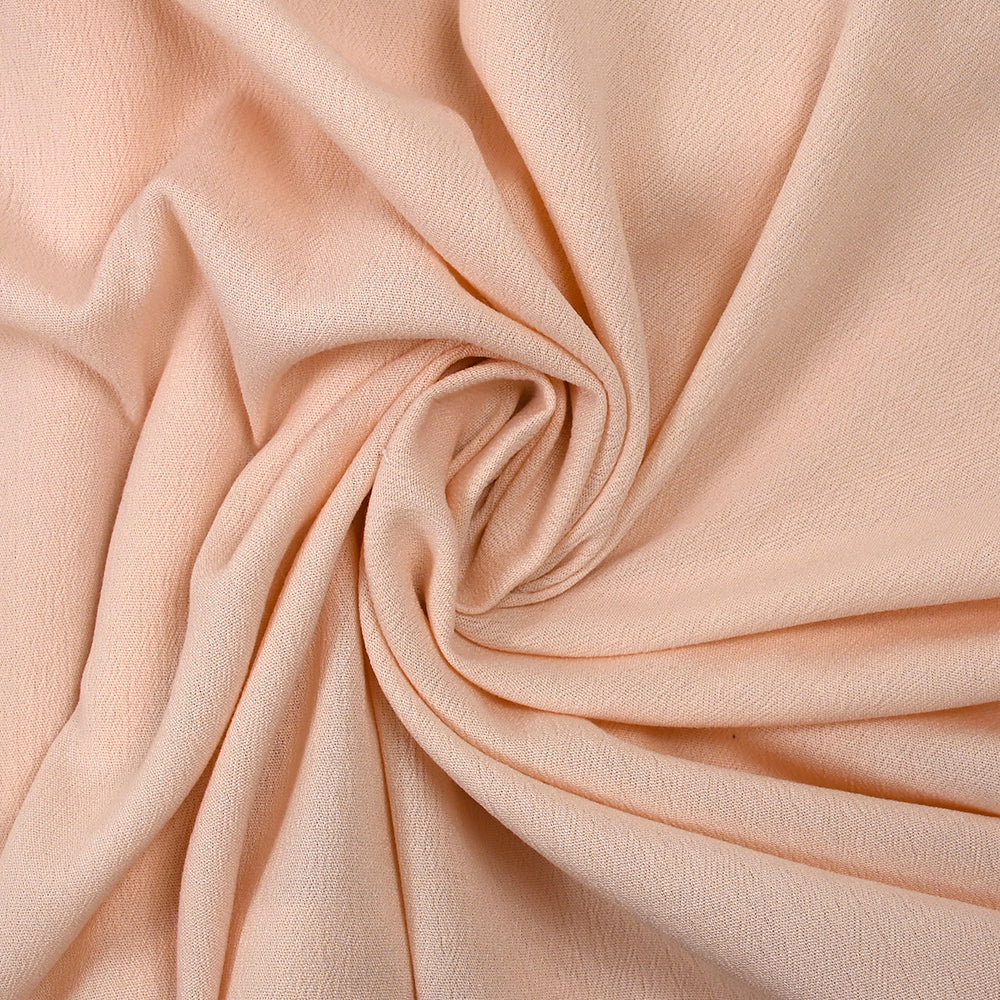 Crépon de viscose rose pâle - Image 2