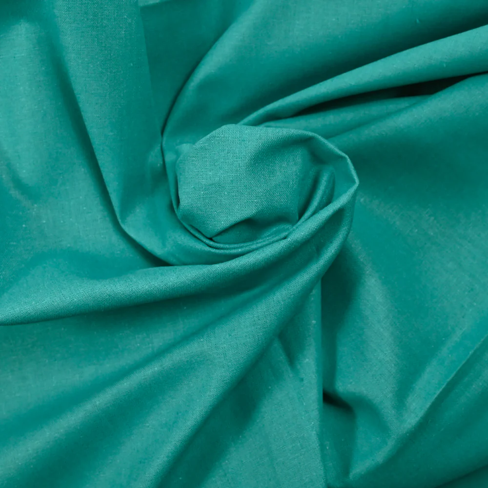 Cretonne de coton menthe Ă l'eau - Image 2