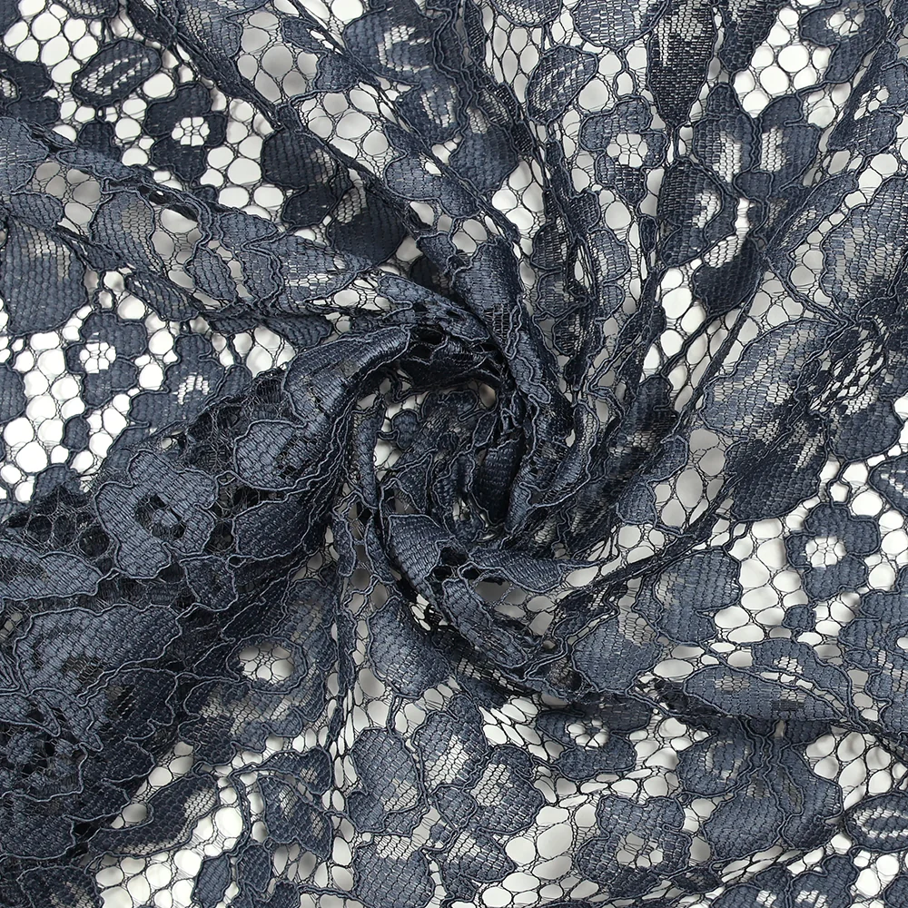 Dentelle festonnée Maud bleu charrette - Image 2