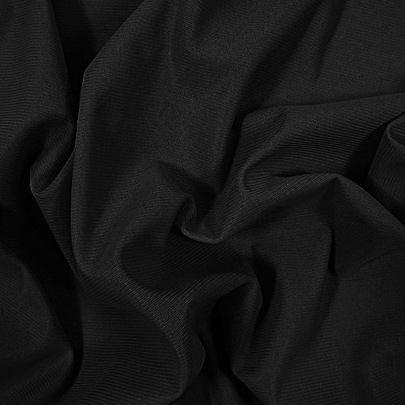 Doublure Maille noir au mètre
