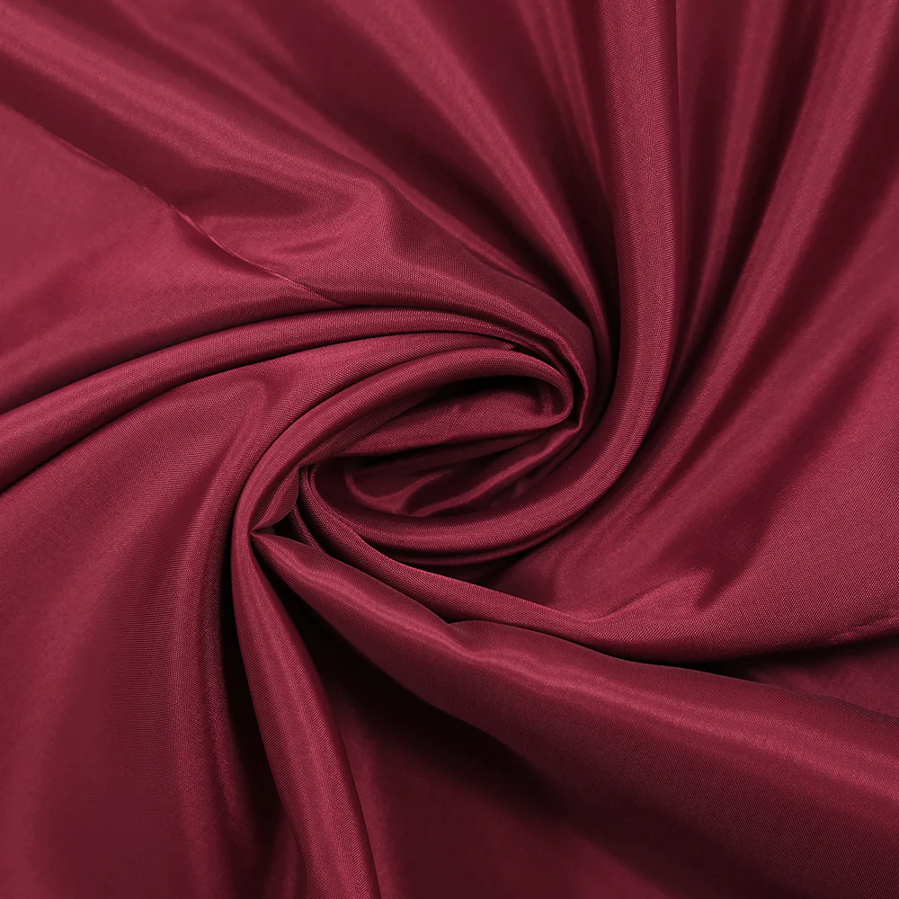 Doublure satin de polyester bordeaux - Image 2