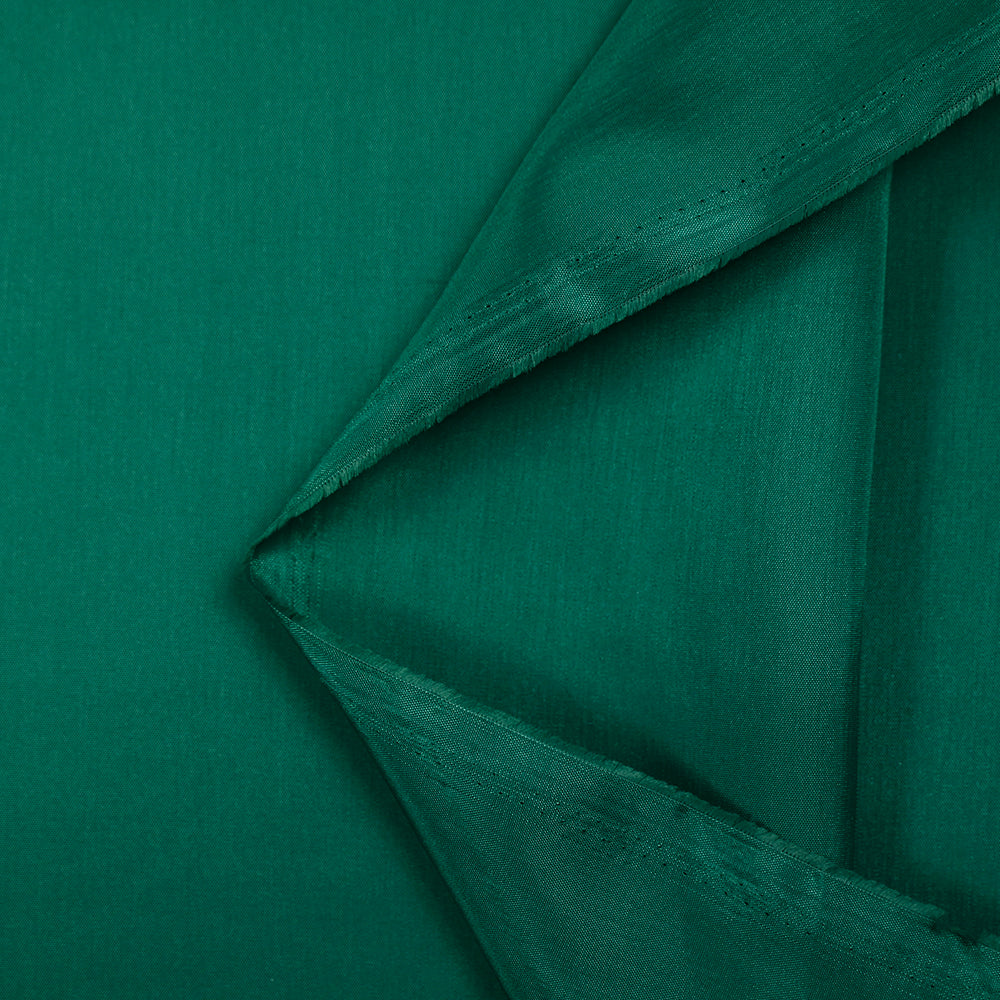 Doublure satin de polyester vert bouteille - Image 3