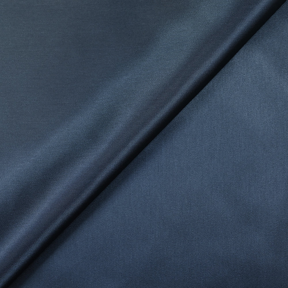 Doublure satin polyester bleu marine
