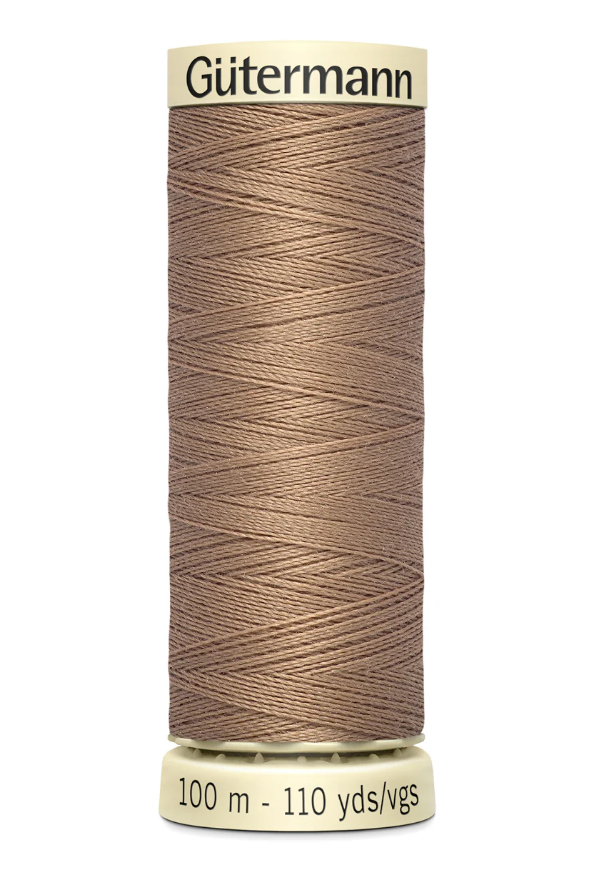 Fil pour tout coudre 100m - Coloris Beige/Brun - Gütermann - Image 2