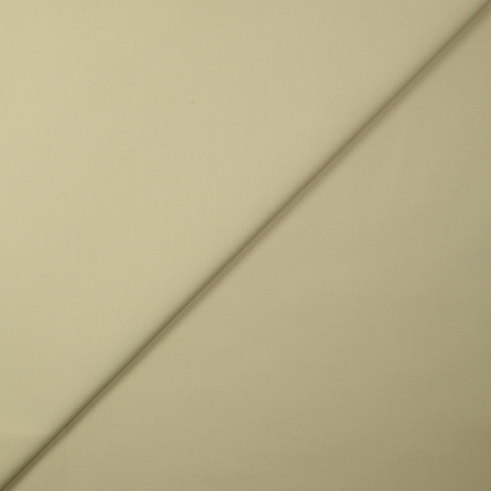 Gabardine de coton élasthanne beige