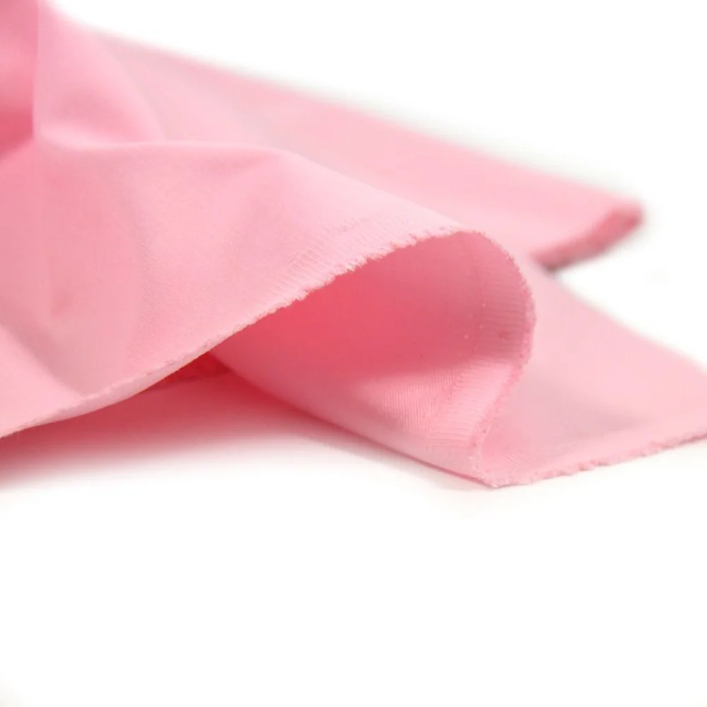 Gabardine polycoton sergé rose bébé - Image 4